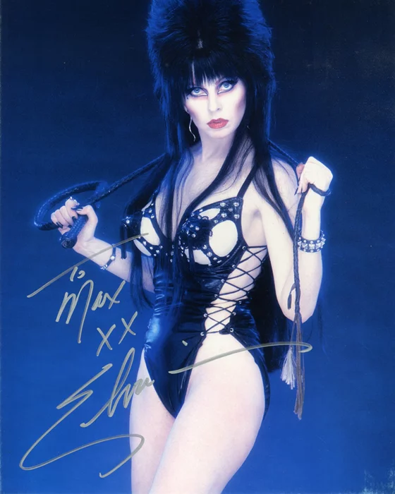 Elvira autograph