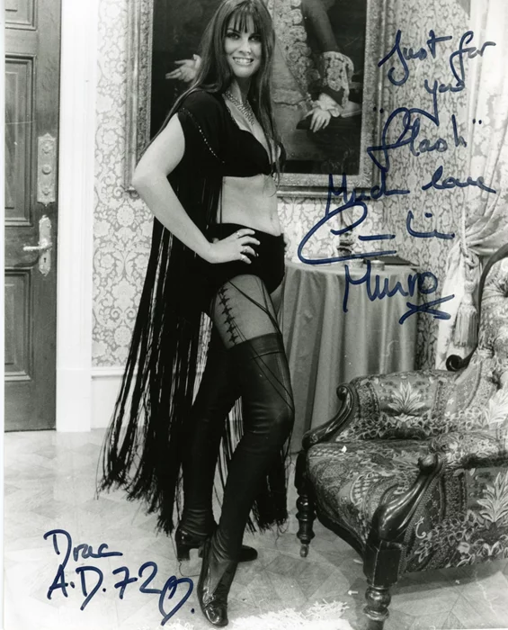 Caroline Munro autograph