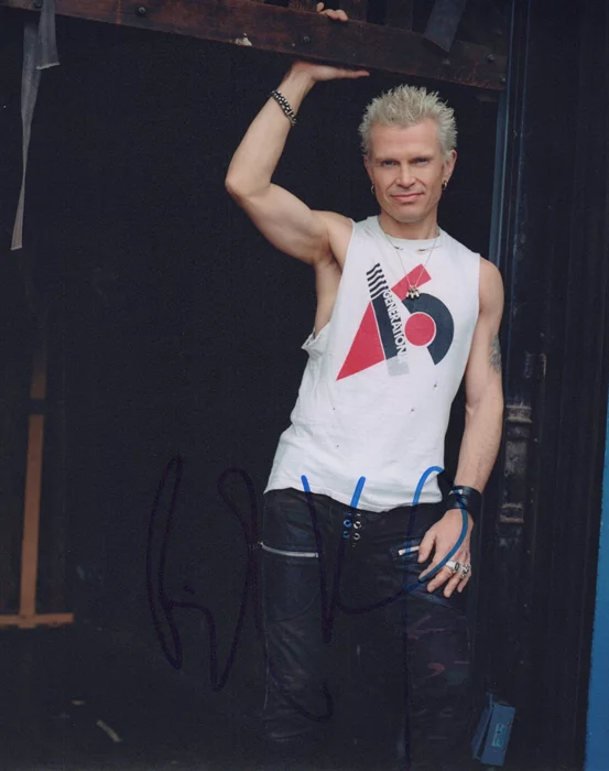Billy Idol autograph
