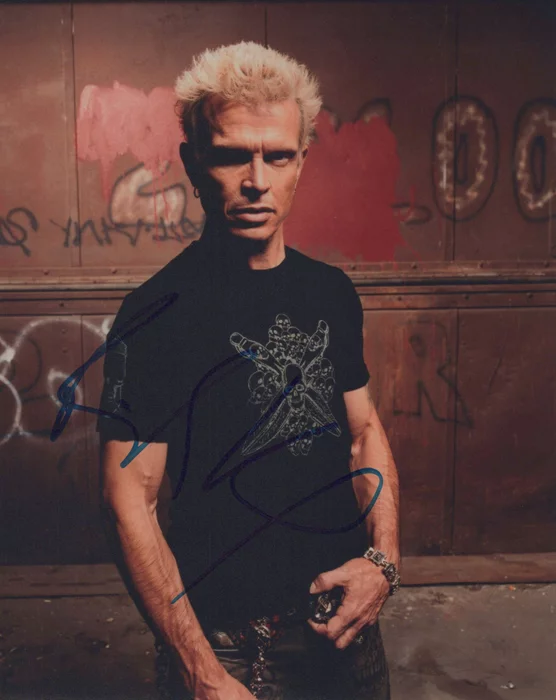 Billy Idol autograph