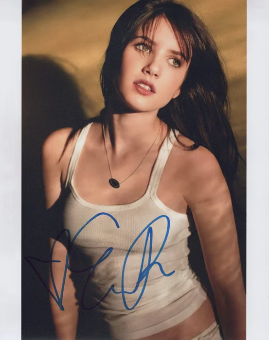 Emma Roberts autograph