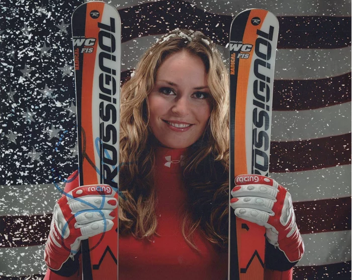 Lindsey Vonn autograph
