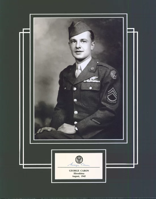 George Caron autograph