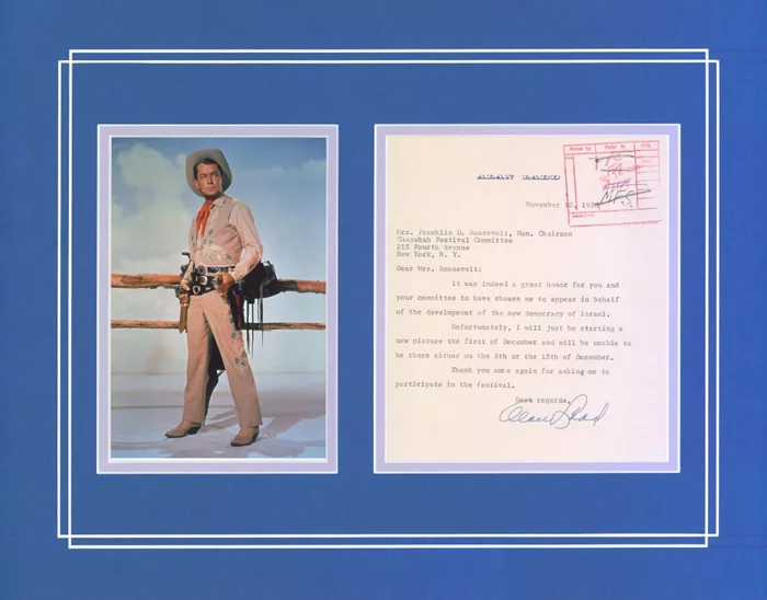 Alan Ladd autograph