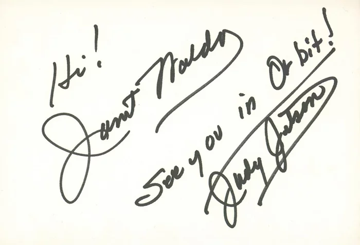 Janet Waldo autograph