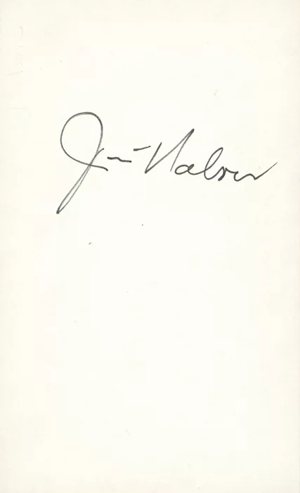 Jim Nabors autograph