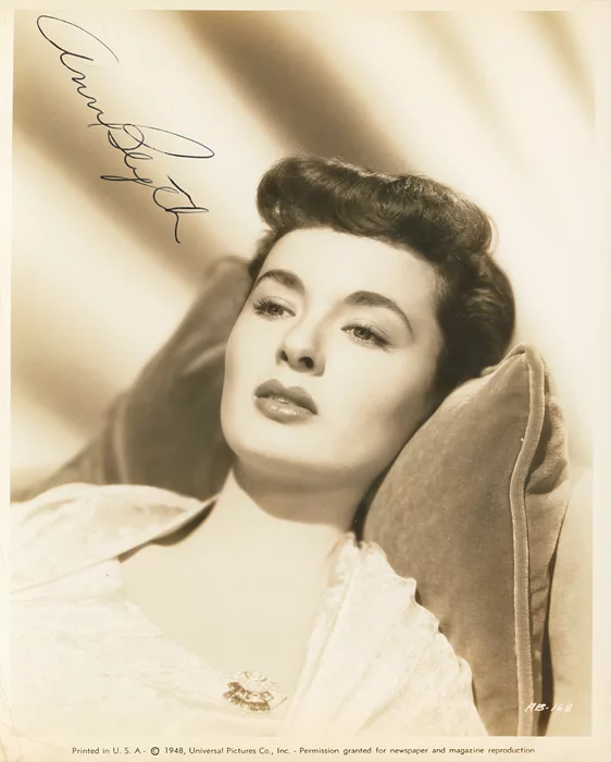 Ann Blyth autograph