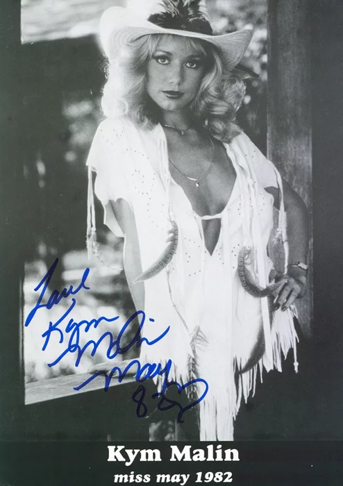 Kym Malin autograph