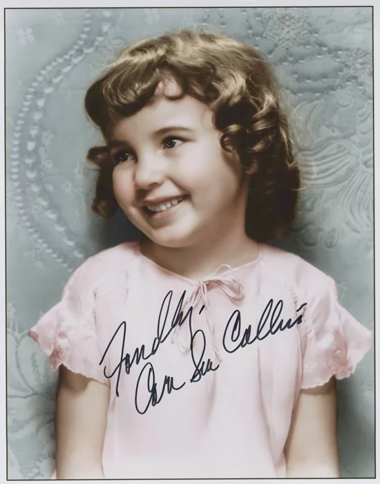 Cora Sue Collins autograph