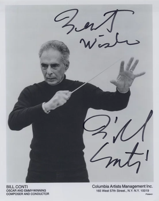Bill Conti autograph