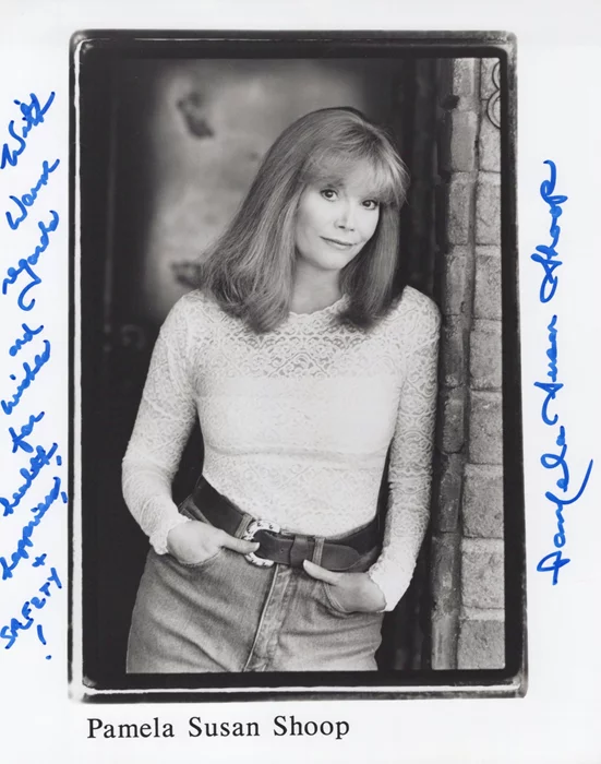 Pamela Susan Shoop autograph