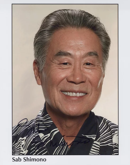 Sab Shimono autograph