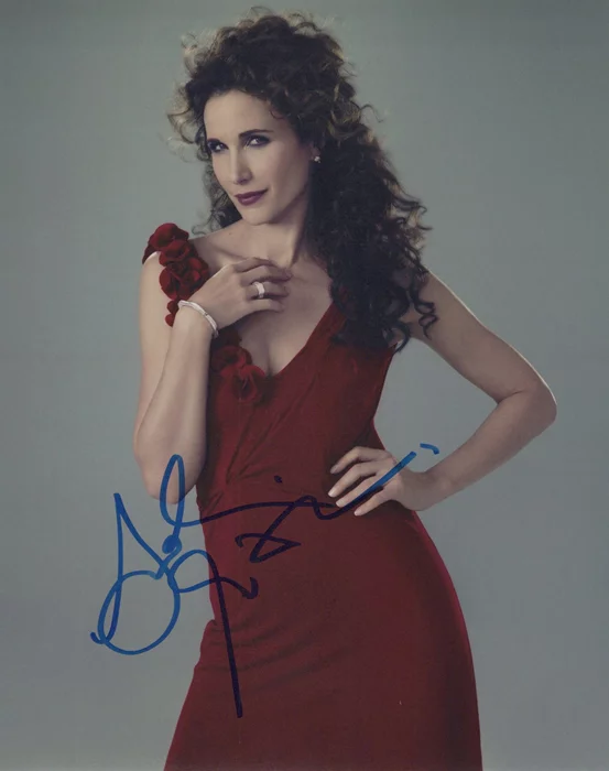 Andie MacDowell autograph