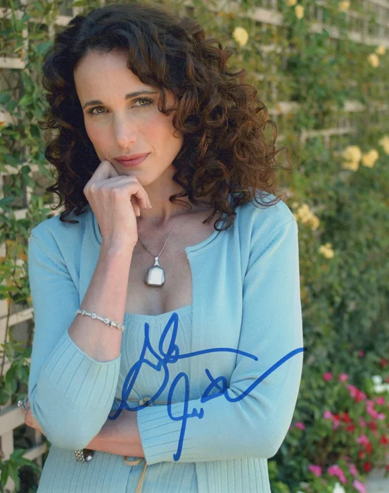 Andie MacDowell autograph