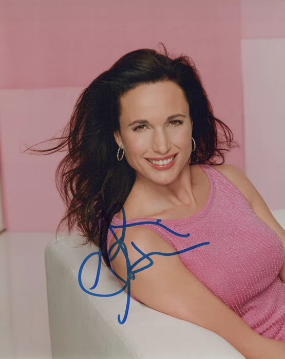 Andie MacDowell autograph