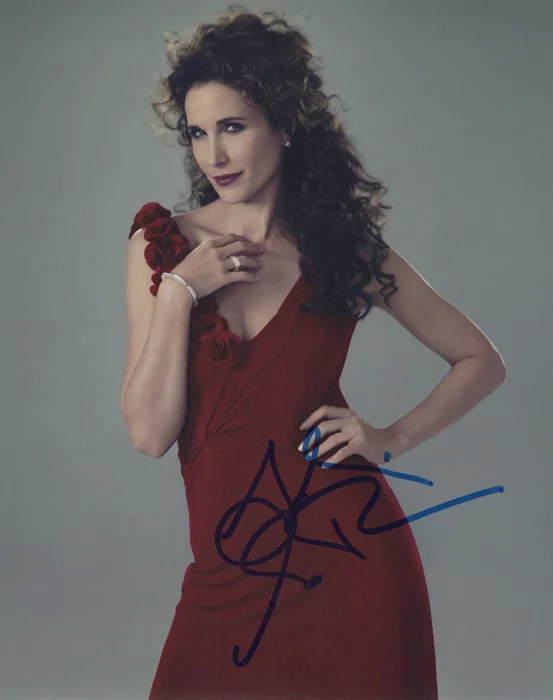 Andie MacDowell autograph