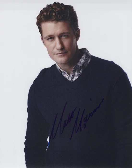 Matthew Morrison autograph