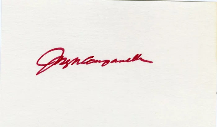 Joseph Campanella autograph