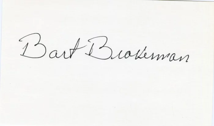 Bart Braverman autograph