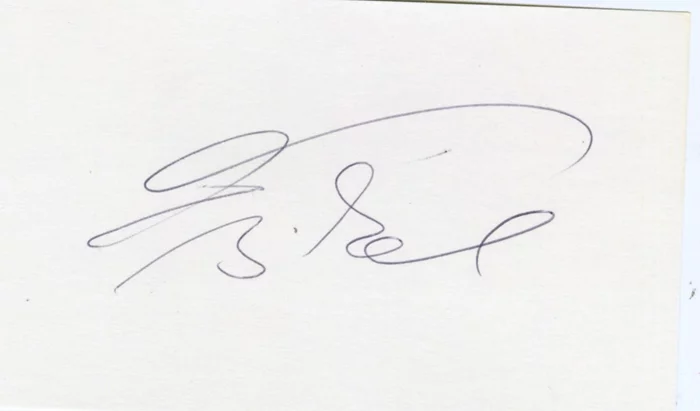 Theodore Bikel autograph