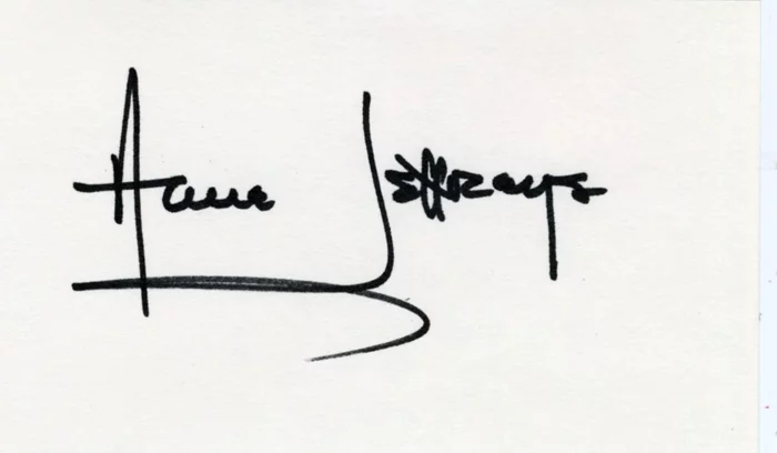 Anne Jeffreys autograph