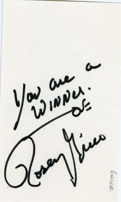 Rosey Grier autograph