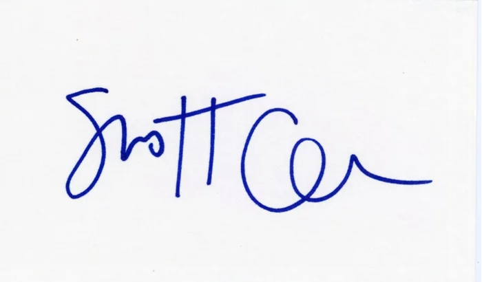 Scott Caan autograph