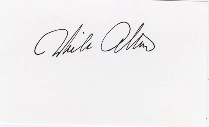 William Atherton autograph