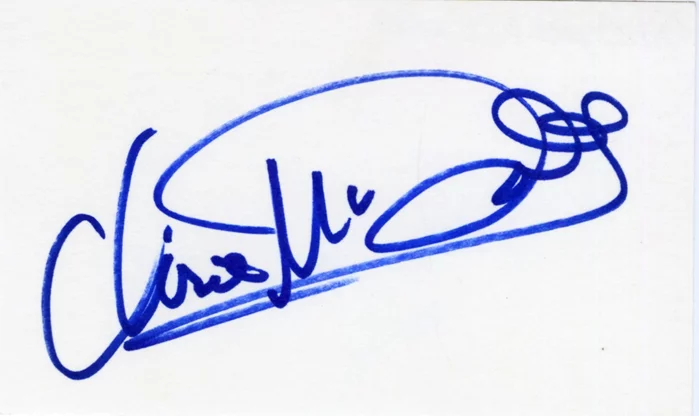 Christopher McDonald autograph