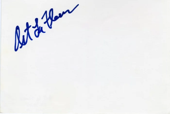 Art LaFleur autograph