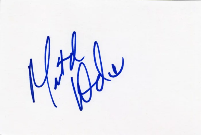 Maitland Ward autograph