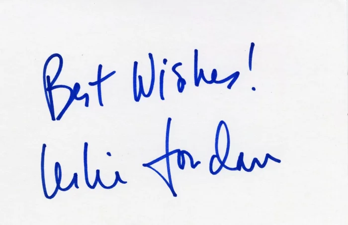 Leslie Jordan autograph