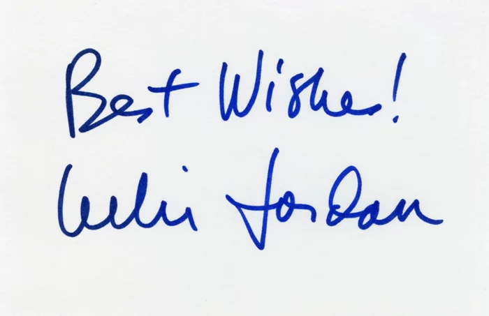 Leslie Jordan autograph