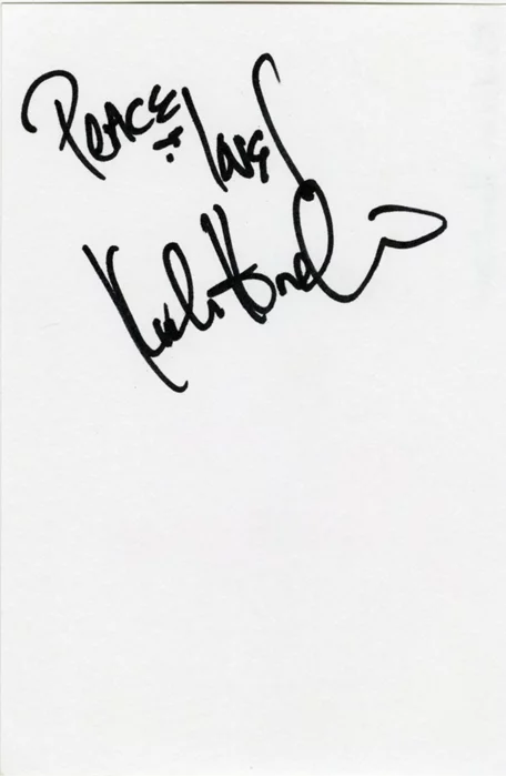 Kadeem Hardison autograph