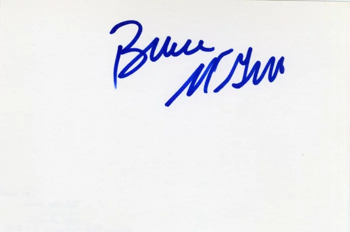 Bruce McGill autograph