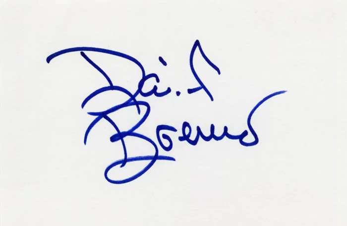 David Brenner autograph