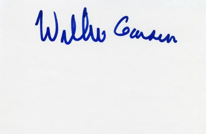 Willie Garson autograph