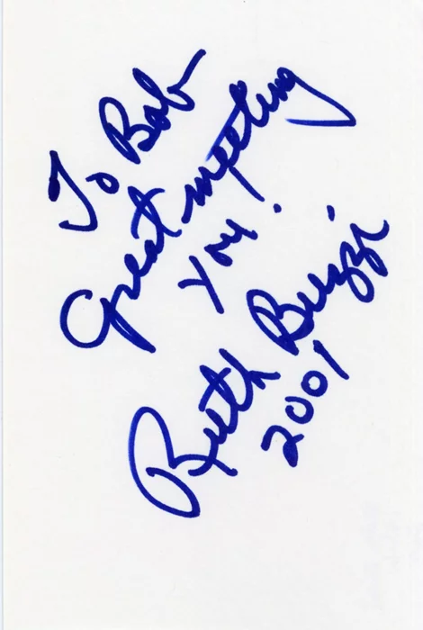Ruth Buzzi autograph