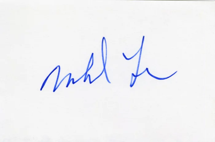 Michael Lerner autograph