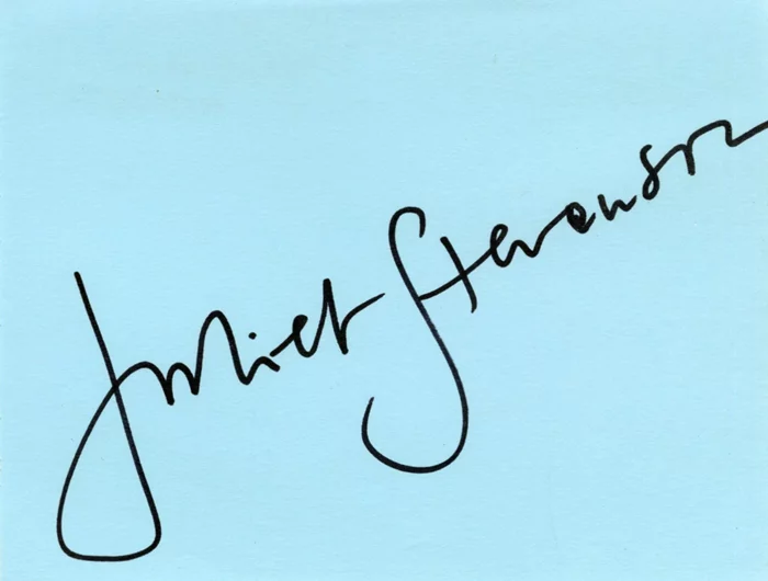 Juliet Stevenson autograph