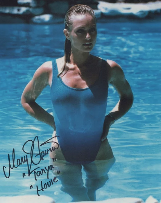 Mary Stavin autograph