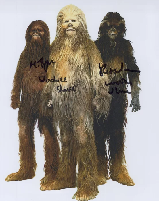 Star Wars Wookies autograph