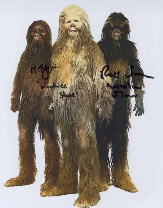 Star Wars Wookies autograph