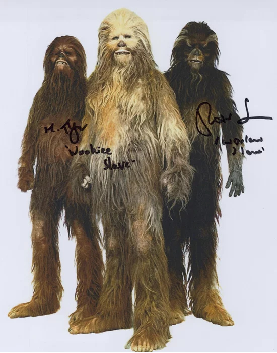 Star Wars Wookies autograph