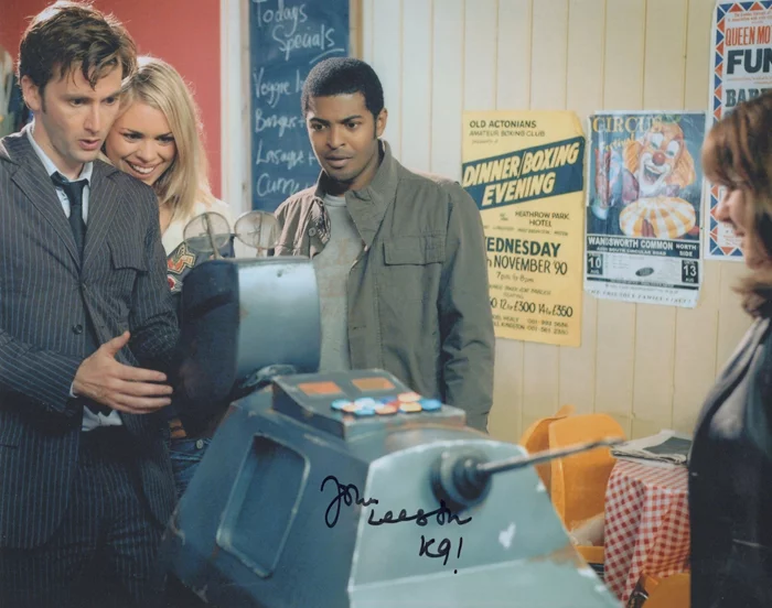 John Leeson autograph