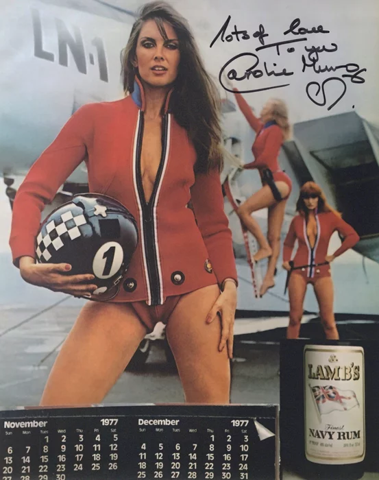 Caroline Munro autograph