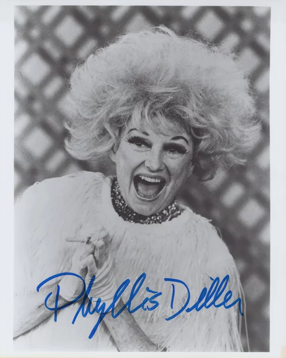 Phyllis Diller autograph