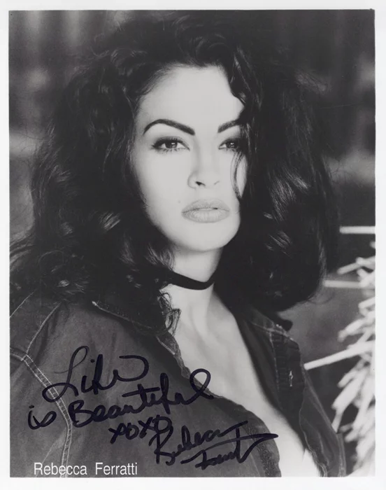 Rebecca Ferratti autograph