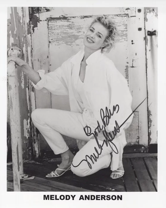 Melody Anderson autograph