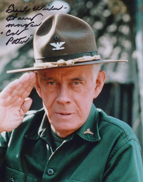 Harry Morgan autograph